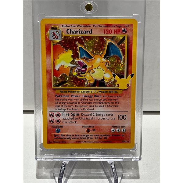 Pokemon Charizard XY Evolutions 2016 25TH ANNIVERSARY NO.102