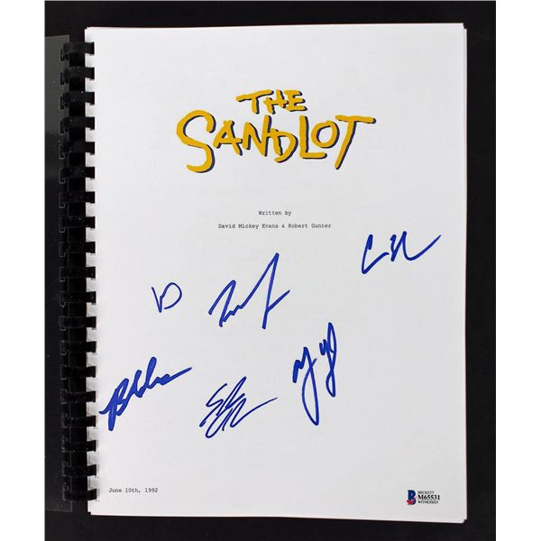 THE SANDLOT CAST SIGNED SCRIPT (BECKETT COA)