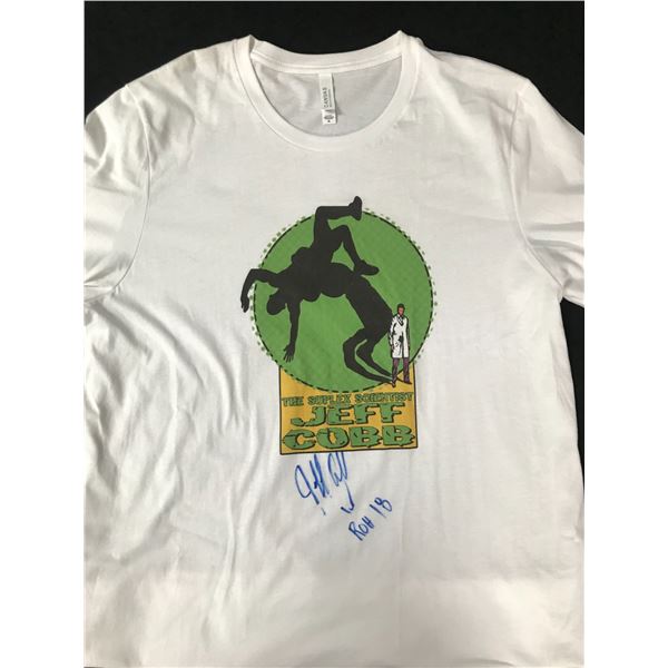 JEFF COBB SIGNED WWE FAN T SHIRT