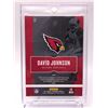 Image 2 : 2017 PANINI #34 DAVID JOHNSON SIGNED PATCH CARD NUMBERED 06/10