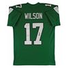 Image 1 : Garrett Wilson Authentic Signed Green Pro Style Jersey Autographed JSA