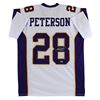 Image 1 : Adrian Peterson Authentic Signed White Pro Style Jersey Autographed BECKETT