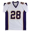 Image 3 : Adrian Peterson Authentic Signed White Pro Style Jersey Autographed BECKETT