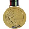 Image 1 : Magic Johnson Signed 3.5 Inch 1992 Dream Team Replica Gold Medal BECKETT COA