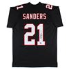 Image 1 : Deion Sanders Authentic Signed Black Pro Style Jersey Autographed BECKETT