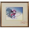 Image 1 : 1942 FRAMED MICKEY MOUSE CELL SIGNED BY WALT DISNEY PSA LOA