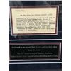 Image 2 : CUSTOM FRAMED BABE RUTH FINAL DAY IN YANKEE STADIUM SPEACH CARD (STEINER COA)