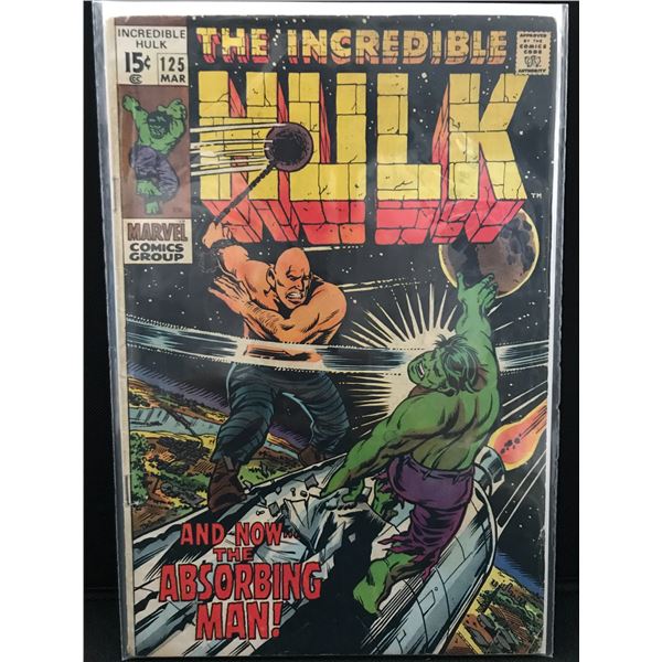 THE INCREDIBLE HULK  #125  ( MARVEL COMICS)