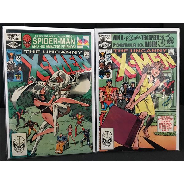 THE UNCANNY  X-MEN #151 AND #152  (MARVEL COMICS)