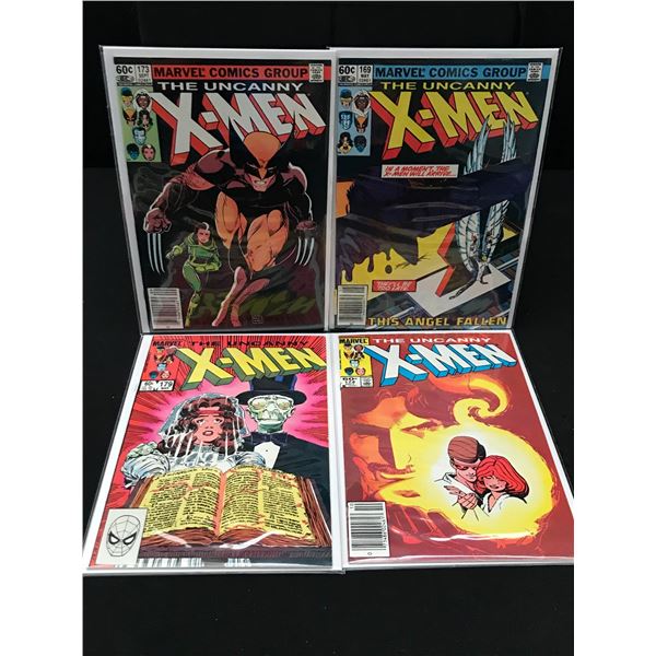 LOT OF 4 UNCANNY X-MEN COMICS (MARVEL COMICS)