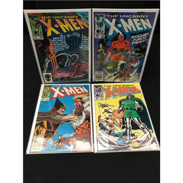 LOT OF 4 UNCANNY X-MEN COMICS (MARVEL COMICS)