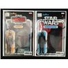 Image 1 : LOT OF 2 STAR WARS BOBA FETT ON CARD FIGURES REG BOBA FETT AND BLACK ARMOR BOBA FETT