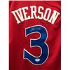 Image 2 : ALLEN IVERSON SIGNED PHILADELPHIA 76ERS MITCHELL AND NESS JERSEY (PSA COA)