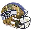 Image 1 : CHRIS CARSON SIGNED SEATTLE SEAHAWKS SALUTE TO SERVICE FULL SIZE HELMET (BECKETT COA)