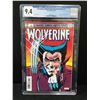 Image 1 : MARVEL COMICS WOLVERINE NO.1 (CGC 9.4)