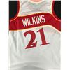 Image 1 : DOMINIQUE WILKINS SIGNED ATLANTA HAWKS JERSEY (JSA COA)