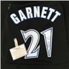 Image 2 : KEVIN GARNETT SIGNED MINNESOTA TIMBERWOLVES PRO JERSEY (FANATICS COA)