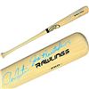 Image 1 : JOE CARTER AND JOSE BAUTISTA DUAL SIGEND RAWLINGS BASEBALL BAT (FROZEN POND COA)