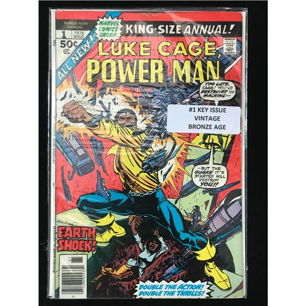 MARVEL COMICS NO.1 LUKE CAGE POWER MAN (VINTAGE BRONZE AGE)