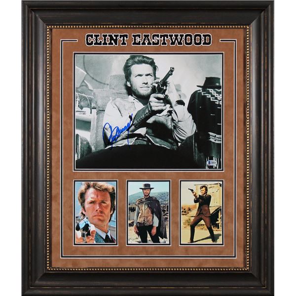 Clint Eastwood Authentic Signed 11x14 Framed Photo Autographed beckett