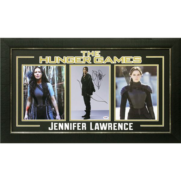 Jennifer Lawrence The Hunger Games Signed 8x10 Framed Photo PSA/DNA