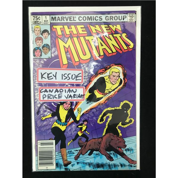 MARVEL COMICS NO.1 THE NEW MUTANTS (CANADIAN PRICE VARIANT)