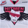 Image 2 : Bret Hart Autographed Calgary Hitmen Replica Jersey (FROZEN POND COA)