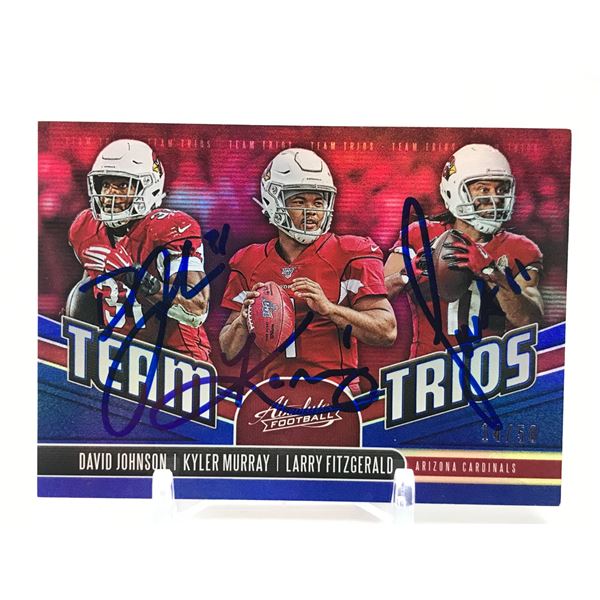 2019 PANINI ABSOLUTE NO.TT-AC JOHNSON,MURRAY,FITZGERALD AUTO 14/50