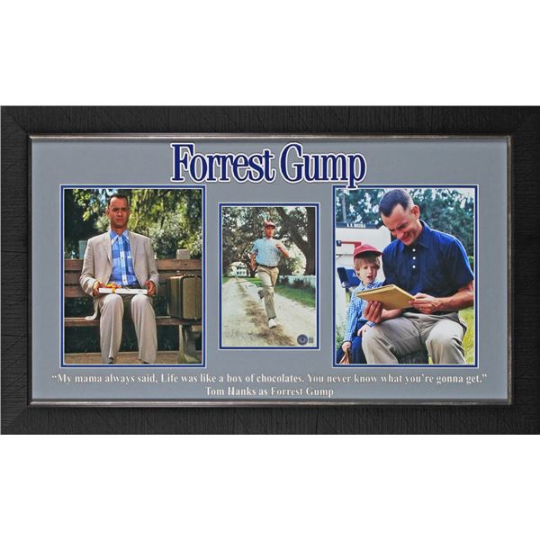 Tom Hanks Forrest Gump Authentic Signed Framed Display Autographed beckett