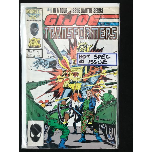 MARVEL COMICS NO.1 G.I. JOE AND THE TRANSFORMERS