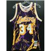 Image 2 : SHAQUILLE ONEAL SIGNED MITCHELL AND NESS L.A LAKERS SPLASH JERSEY (FANATICS COA)