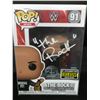 Image 1 : THE ROCK FUNKO POP! SIGNED COAPROS COA