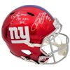 Image 1 : LAWRENCE TAYLOR AND SEQUAN BARCLAY DUAL SIGNED NY GIANTS FULL SIZE HELMET (BECKETT COA)