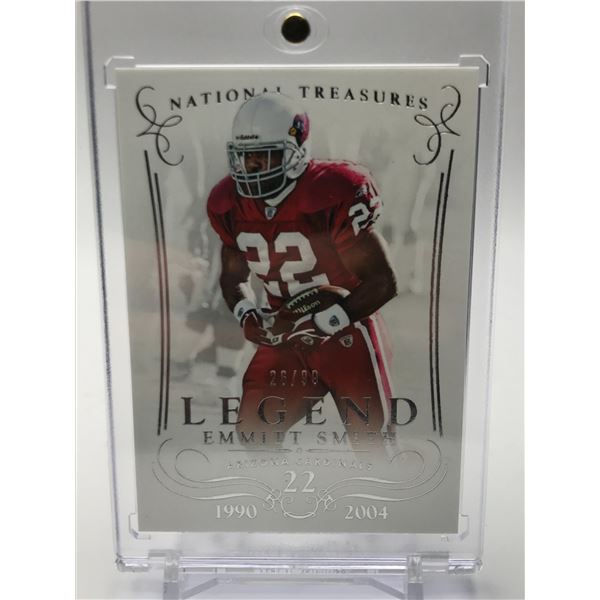 2014 PANINI NATIONAL TREASURES NO.154 EMMITT SMITH 26/99