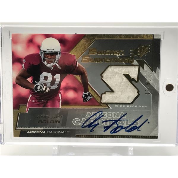 2005 UPPER DECK SPX NO.SWA-AB ANQUAN BOLDIN AUTO 17/50