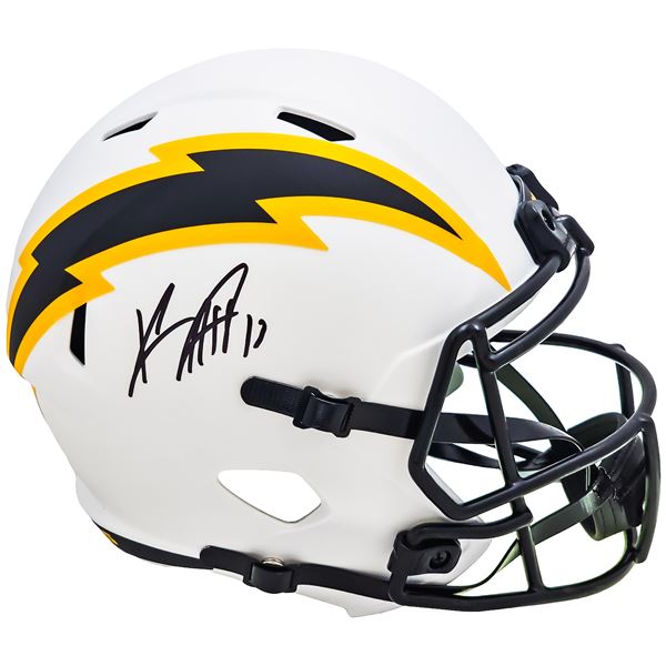 KEENAN ALLEN SIGNED SAN DIEGO CHARGERS FULL SIZE ECLIPSE HELMET (BECKETT COA)