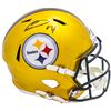 Image 1 : GEORGE PICKENS SIGNED PITTSBURGH STEELERS FLASH HELMET (BECKETT COA)