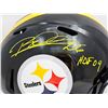 Image 2 : GEORGE PICKENS SIGNED PITTSBURGH STEELERS FULL SIZE HELMET (BECKETT COA)