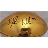 Image 2 : DESHAUN WATSON SIGNED GOLD CLEMSON TIGERS FOOTBALL (BECKETT COA)