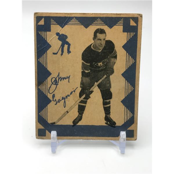 1937-38 V304E O-PEE-CHEE SET BREAK NO.154 JOHNNY GAGNON