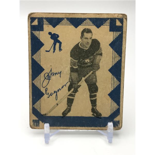 1937-38 V304E O-PEE-CHEE SET BREAK NO.154 JOHNNY GAGNON