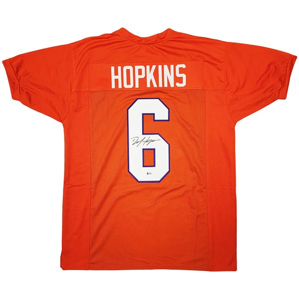 DANDRE HOPKINS SIGNED CLEMSON TIGERS FOOTBALL JERSEY (BECKETT COA)