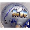 Image 4 : Super Bowl MVPS Signed Full Size Authentic Helmet With 27 Signatures Inc. Bart Starr Beckett COA