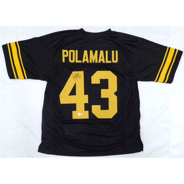 TROY PALAMALU SIGNED PITTSBURGH STEELERS JERSEY (BECKETT COA)