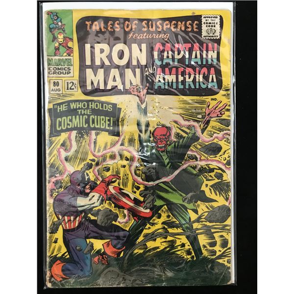 MARVEL COMICS NO.80 TALES OF SUSPENSE FAET IRON MAN AND CAPTAIN AMERICA