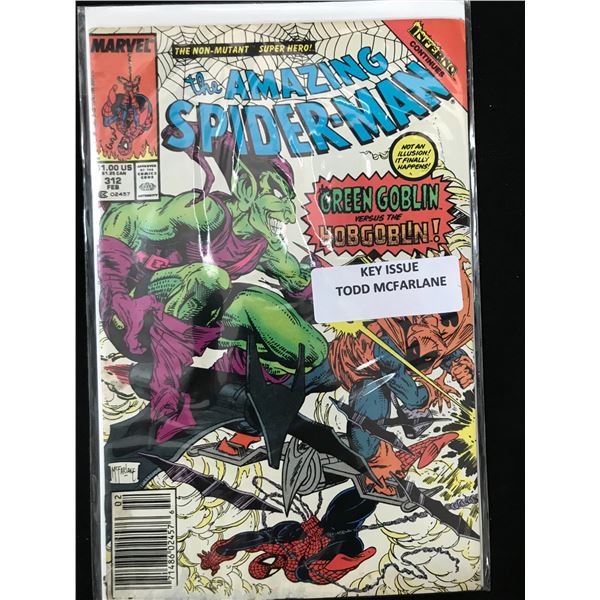 MARVEL COMICS NO.312 THE AMAZING SPIDERMAN (TODD MCFARLANE)