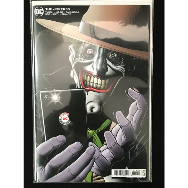 DC COMICS NO.15 THE JOKER (VARIANT COVER BY BRIAN BOLLAND