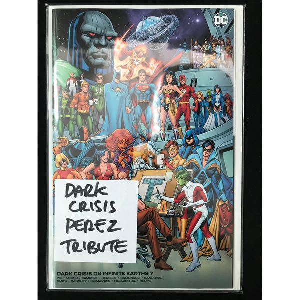 DC COMICS NO.7 DARK CRISIS ON INFINITE EARTHS (PEREZ TRIBUTE)