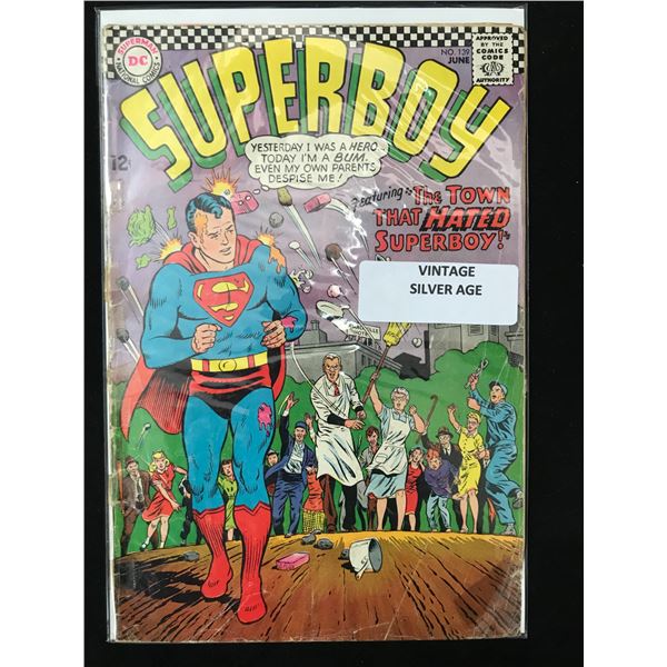 DC COMICS NO,139 SUPERBOY (VINTAEG SILVER AGE)