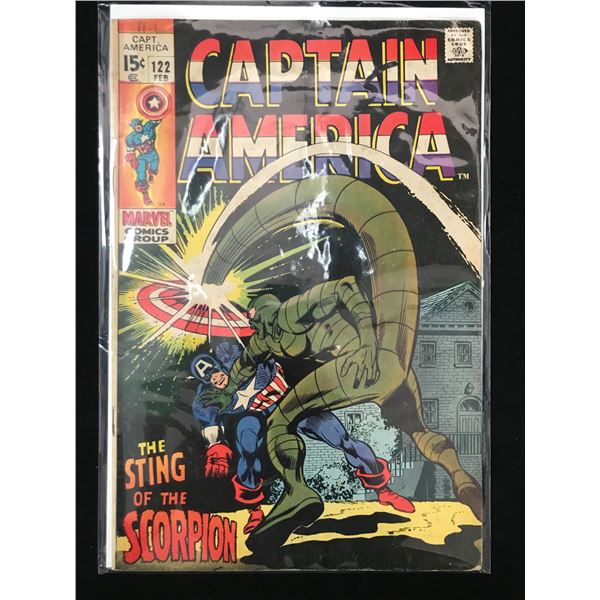 MARVEL COMICS NO.122 CAPTAIN AMERICA